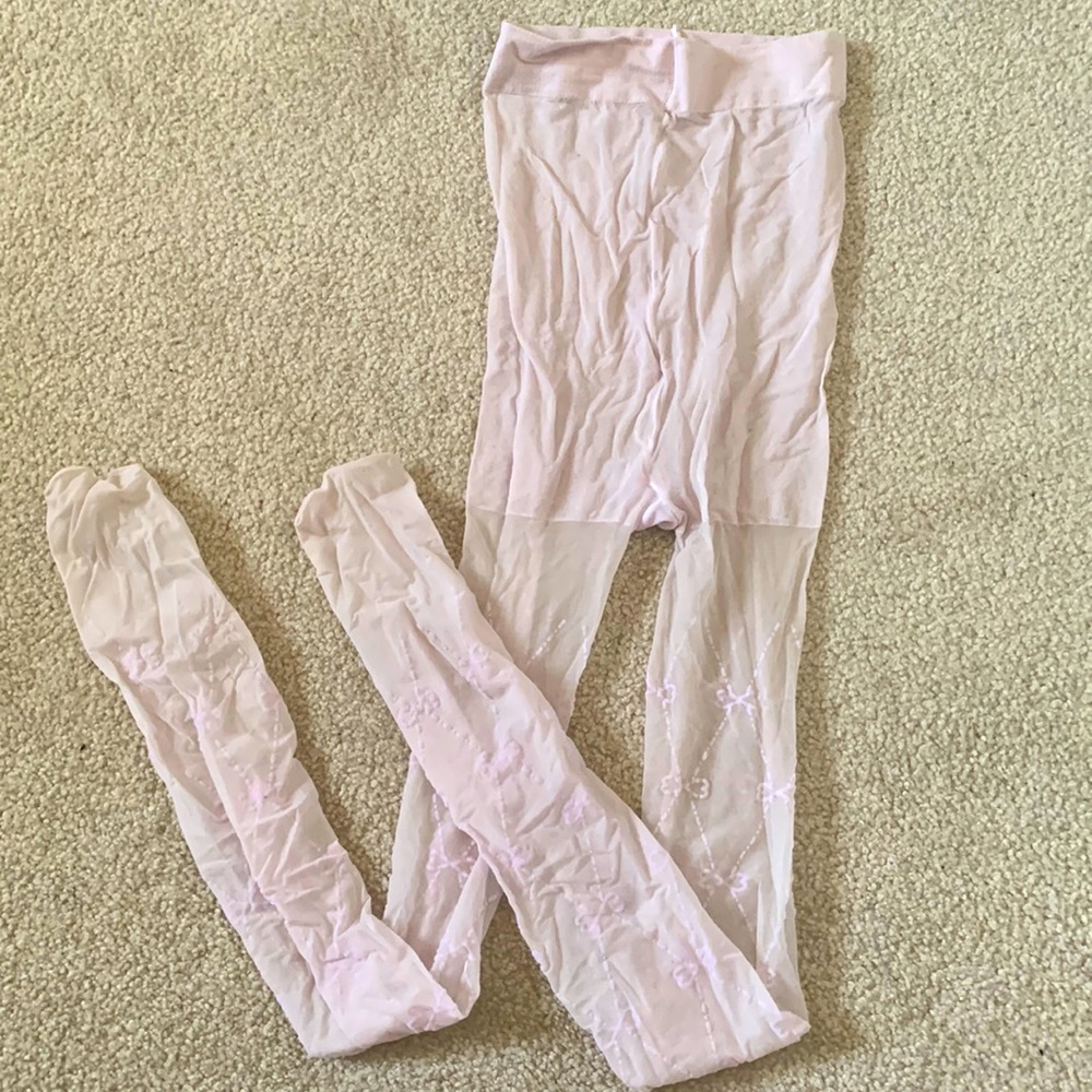 Pink heart leggings
